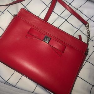 red kate spade crossbody purse